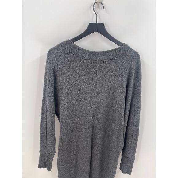 VINCE Grey Cowl Neck Tunic Length Sweater Size Medium - Picture 6 of 7